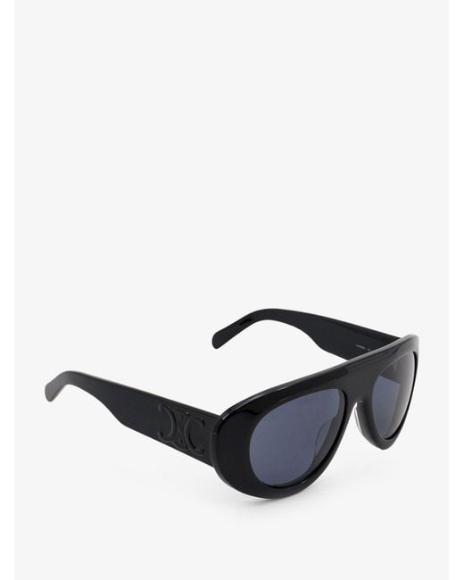 Céline Black Acetate Sunglasses