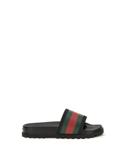 Men's White Rubber Slippers