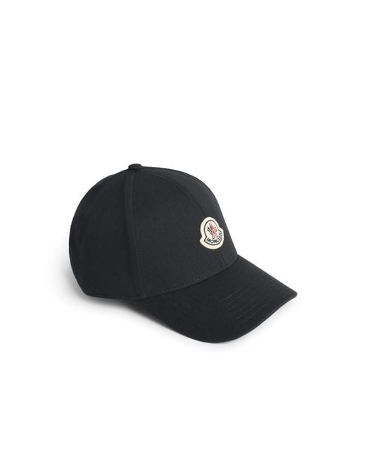 Moncler Blue Cotton Cap for men