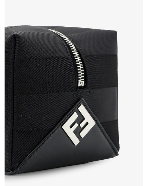 Fendi White Lui Beauty Nylon Clutch Bag for men