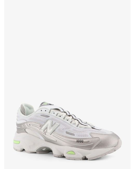 New Balance White 1000 Mesh Sneakers for men