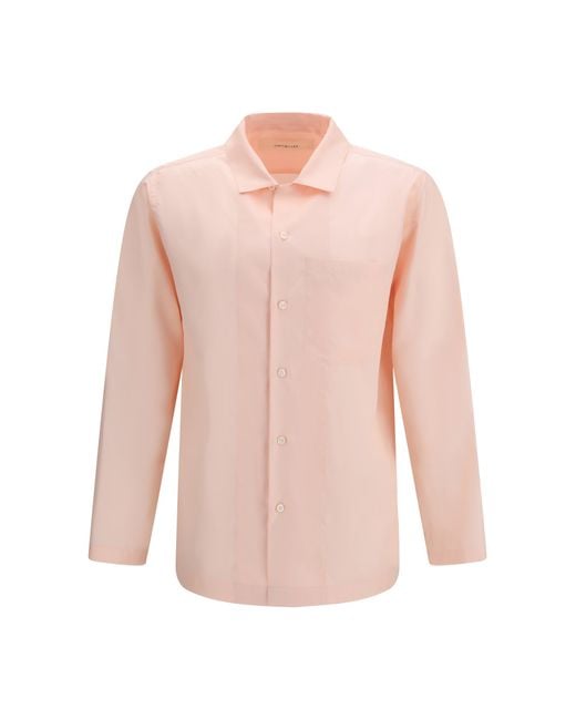 Men's Pink Shirt Havana Silk