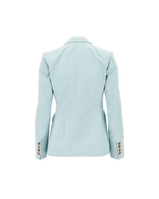 BLAZE Blue 'Charmer' Silk And Linen R