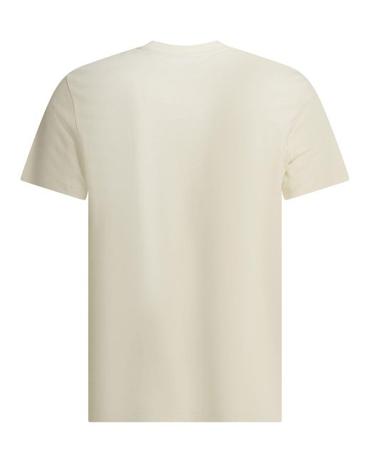 Moncler White Crewneck T-Shirt for men