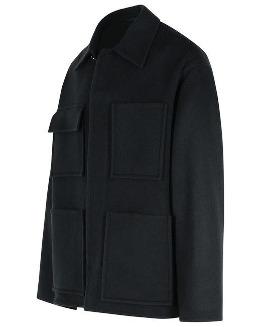 Jil Sander Black Cashmere Jacket for men