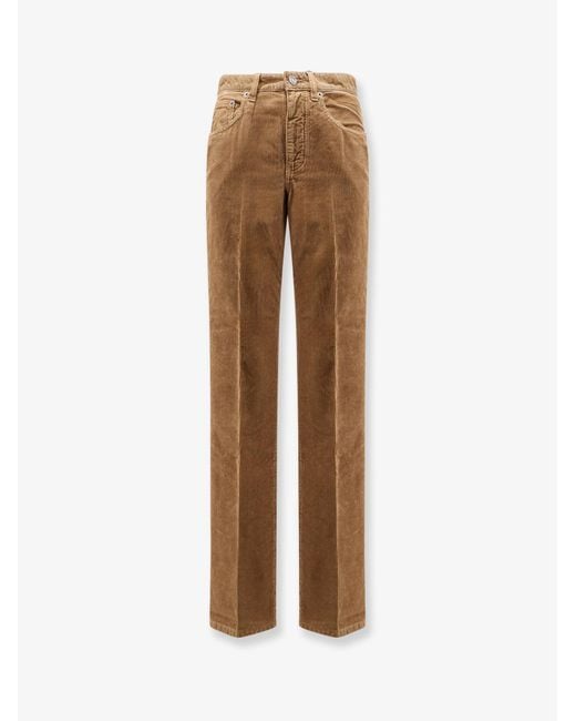 Saint Laurent Natural Clyde Corduroy Trousers