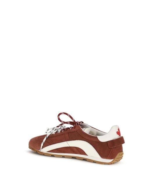 DSquared² Brown Suede Sneakers for men