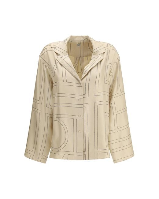 Totême Natural Silk-Twill Top