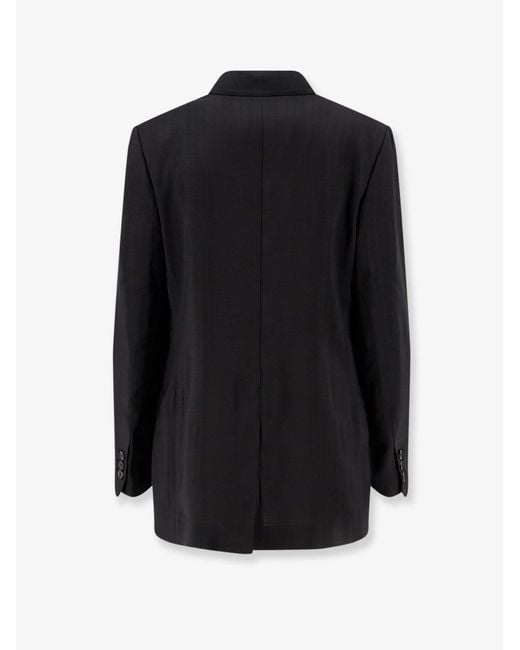 TONYWACK Black Airy Tailored Rayon Blazer