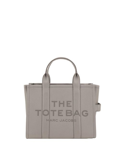 Marc Jacobs Gray The Medium Tote Handbag Cement