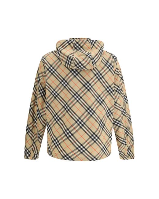Burberry White Check Jacket for men