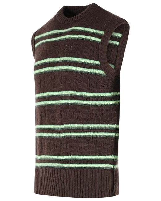 Marni Black Cashmere Vest for men