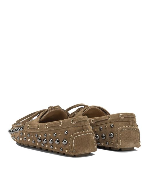 Strategia Brown Leather Loafers