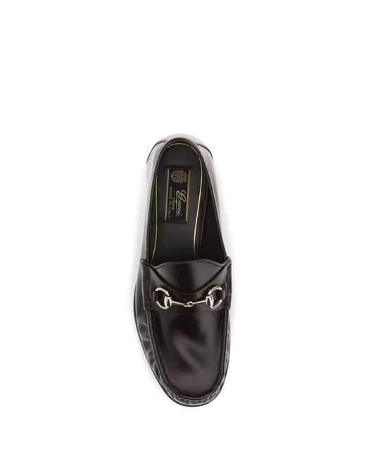 Gucci White Lugano Leather Loafers for men