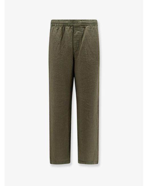 Aspesi Green Trousers Ventura Cotton