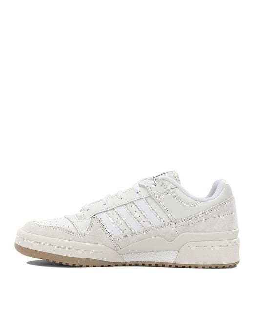 Adidas Originals White "Forum Low Classic" Low Sneakers