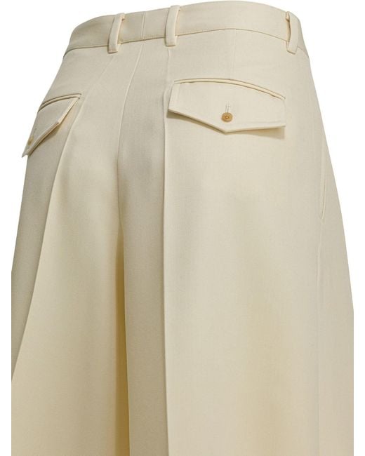Céline Natural Wool Trousers