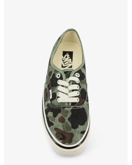 Vans Green Lx Authentic 44 Canvas Sneakers for men
