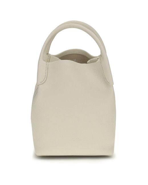 Loro Piana Natural Small Bale Bucket Bag