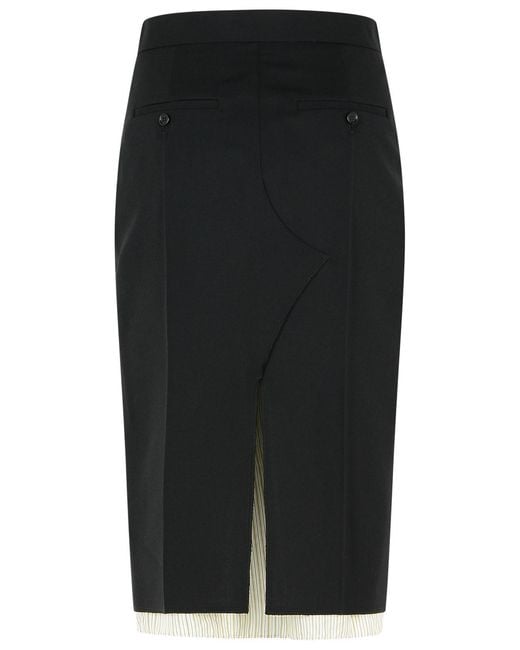 Marni Black Midi Skirt