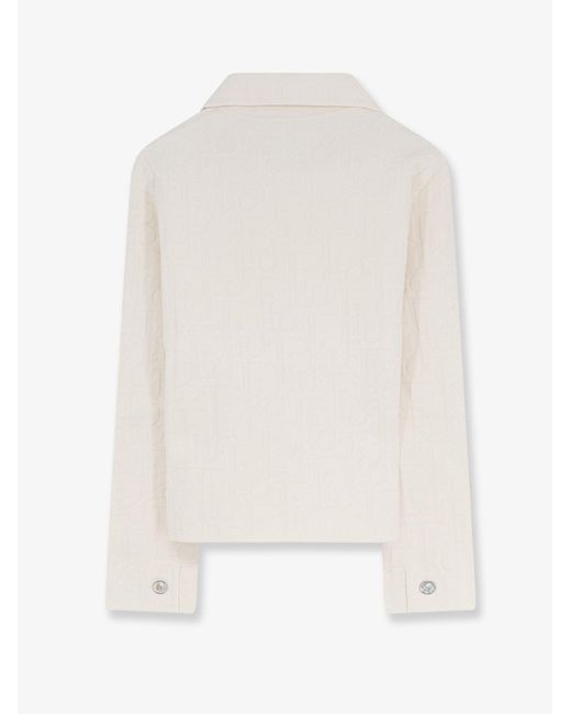 Dior White Dior Dior Oblique Fabric Blazer