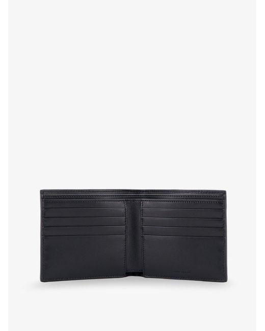 Céline Blue Leather Bi-Fold Wallet for men