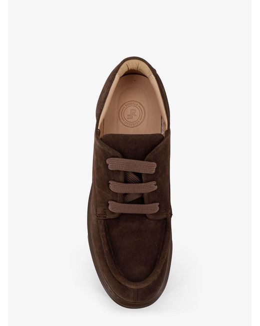 Referenc Brown Tahoe Suede Lace-Up Shoes for men