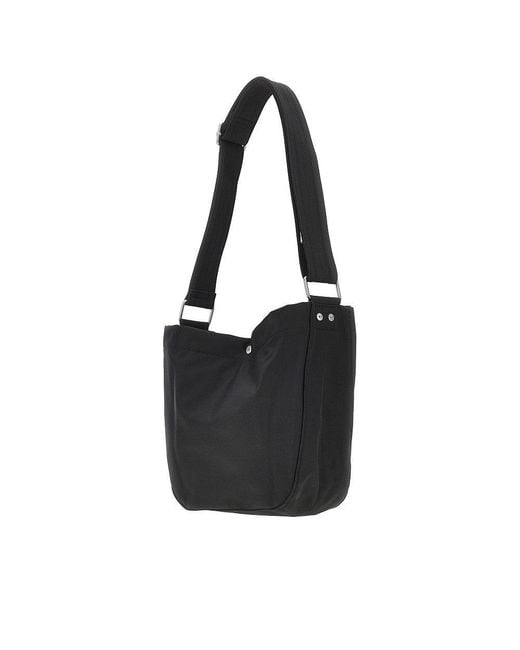 A.P.C. Black Journal Water-Repellent Canvas Bag