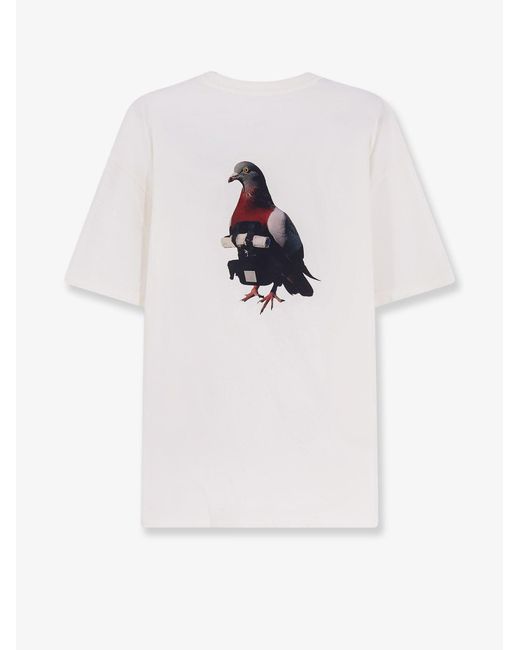 Oamc Peacemaker White Cotton T-Shirt for men