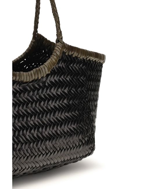 Dragon Diffusion Black Medium Nantucket Handbag/Khaki