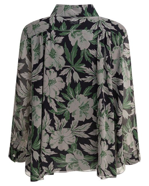 Loewe Gray Silk Shirt