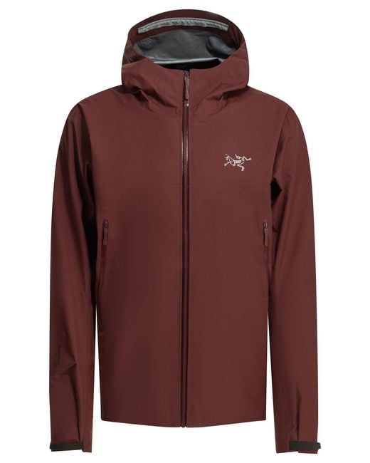Arc'teryx Red "Beta" Technical Jacket for men