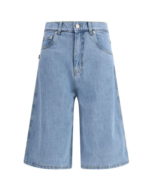 Coperni Blue Denim Shorts