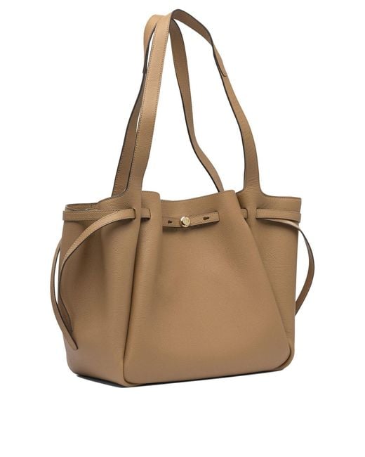Tory Burch Natural Cow Leather Shoulder Bags