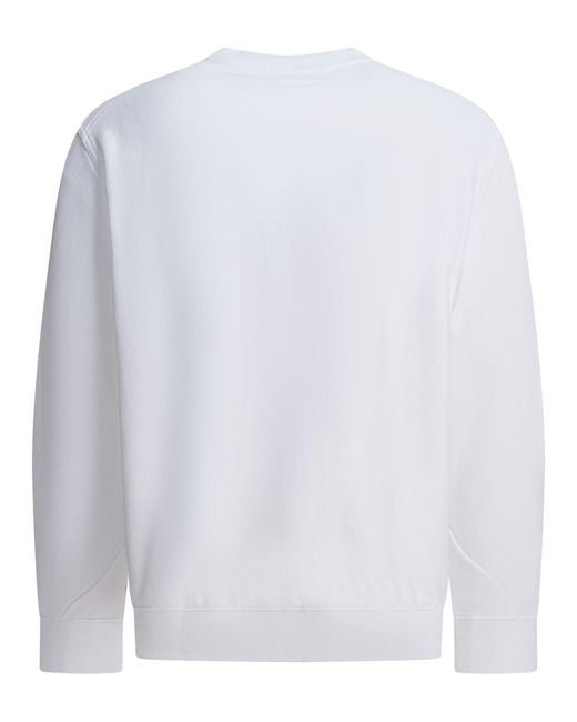 Givenchy White "Couture Seam" Crewneck Sweatshirt for men