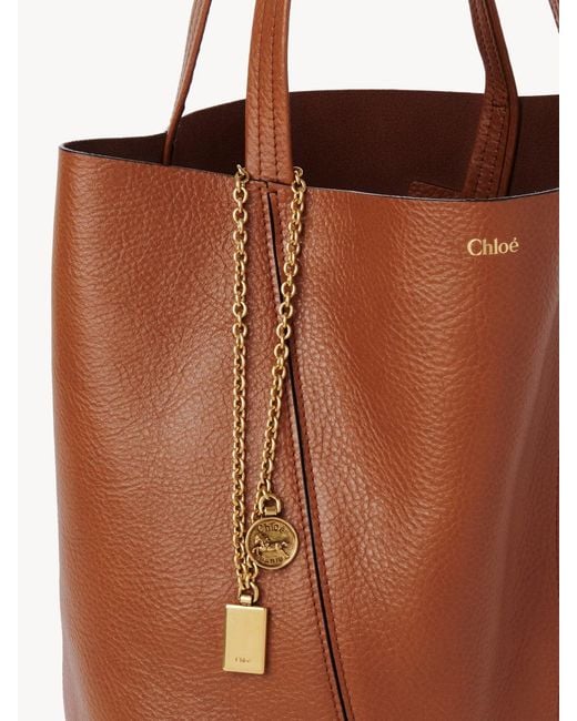 Chloé Brown "Spin" Small Shoulder Bag