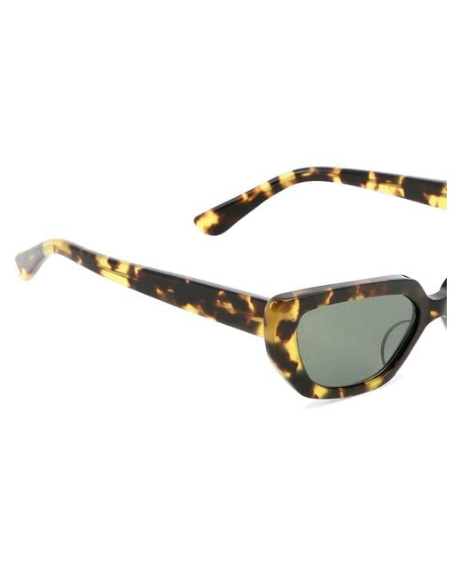 Undercover Metallic "cat Eye" Sunglasses for men
