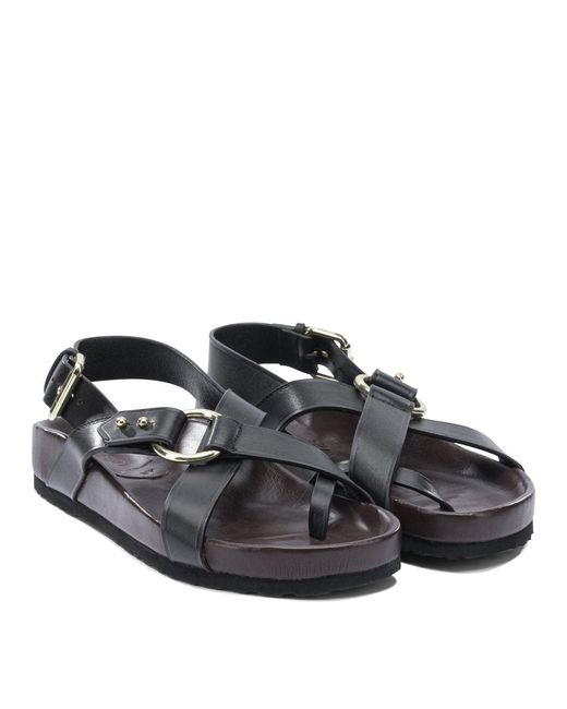 Soeur Black Mexico Sandals
