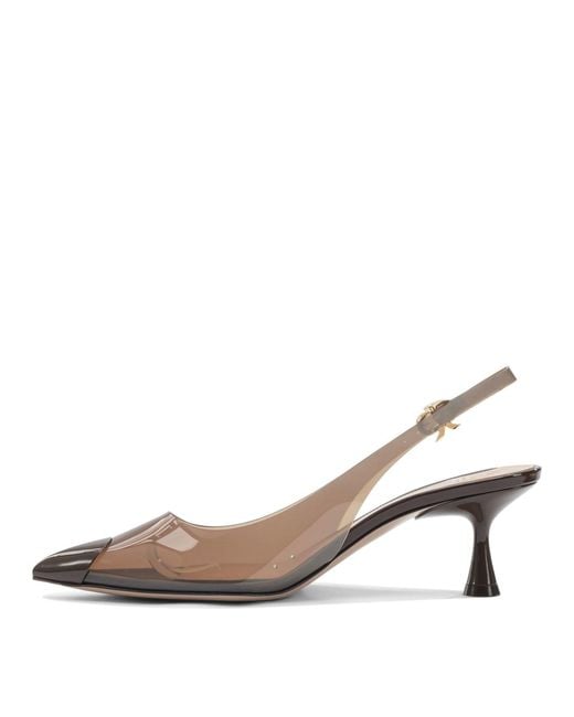 Gianvito Rossi Brown "Diana" 85Mm Pumps