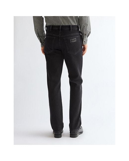 Wrangler Black Texas Straight Toughlite Low Stretch Jean Size 30 X32 for men