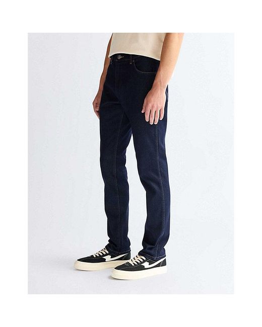 Wrangler Blue Larston Slim Tapered Low Stretch Jean Size 27 X32 for men