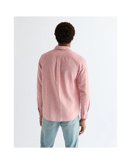 Wrangler Pink Regular 1 Pocket Shirt for men