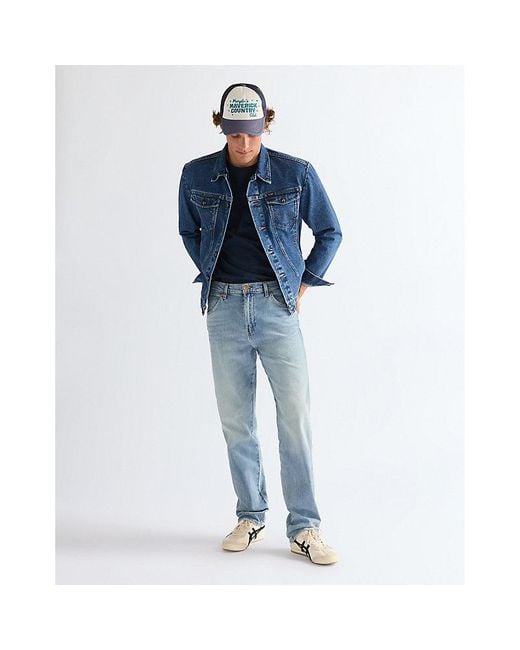 Wrangler Blue Soft Trucker Cap for men