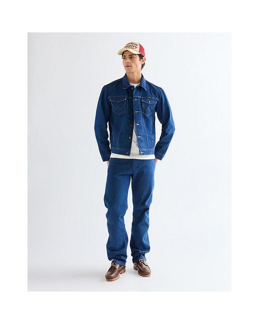 Wrangler Blue Soft Trucker Cap for men