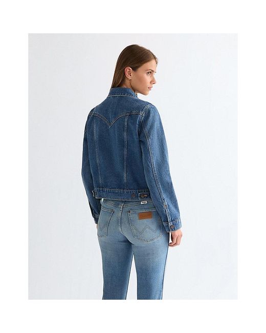 Wrangler Blue Regular Western Jacket