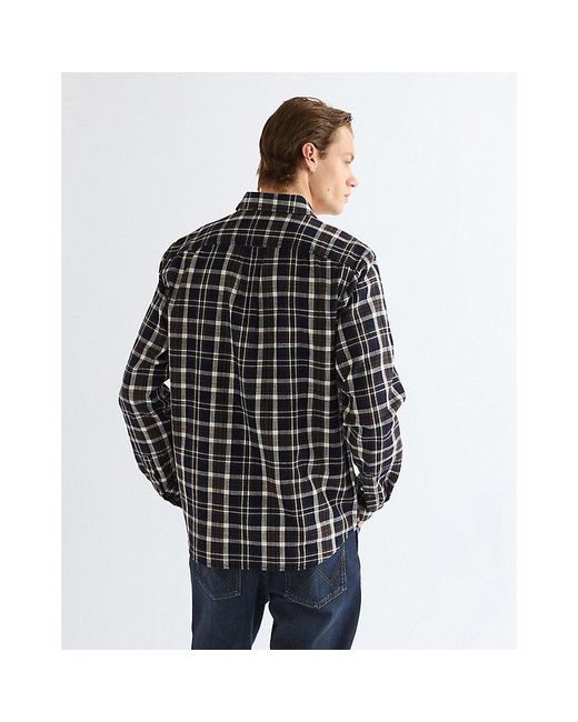 Wrangler Black Regular One Pocket Shirt for men