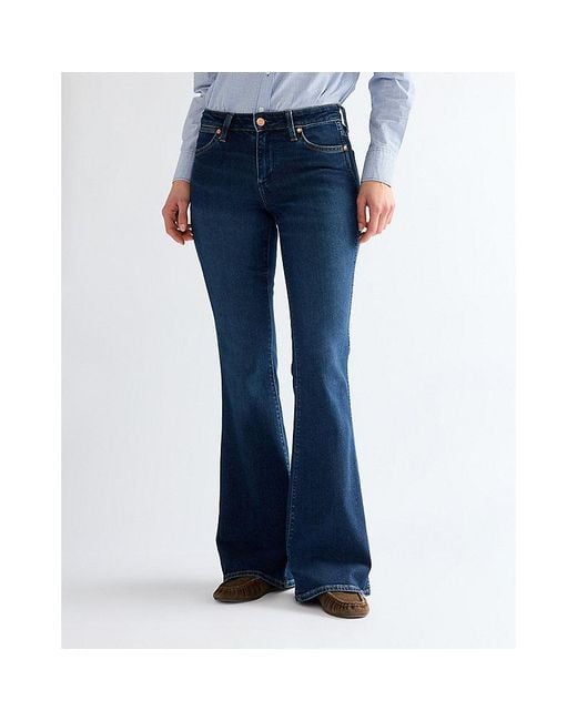 Wrangler Blue Montana Flare Jean Size 24 X32