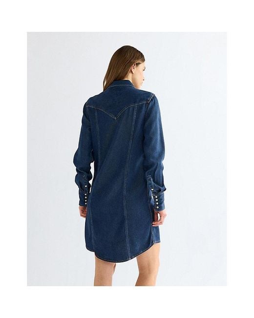 Wrangler Blue Slim Denim Dress
