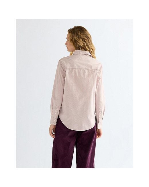 Wrangler Red Regular One Pocket Shirt