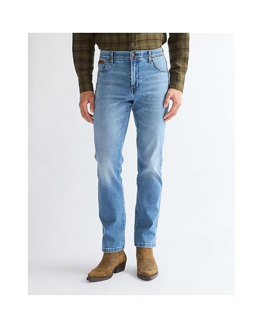 Wrangler Blue Texas Straight High Stretch Jean Size 30 X32 for men